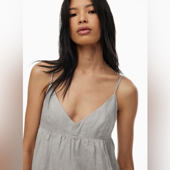 Aritzia Light Gray Mini Dress - Picture 2 of 11